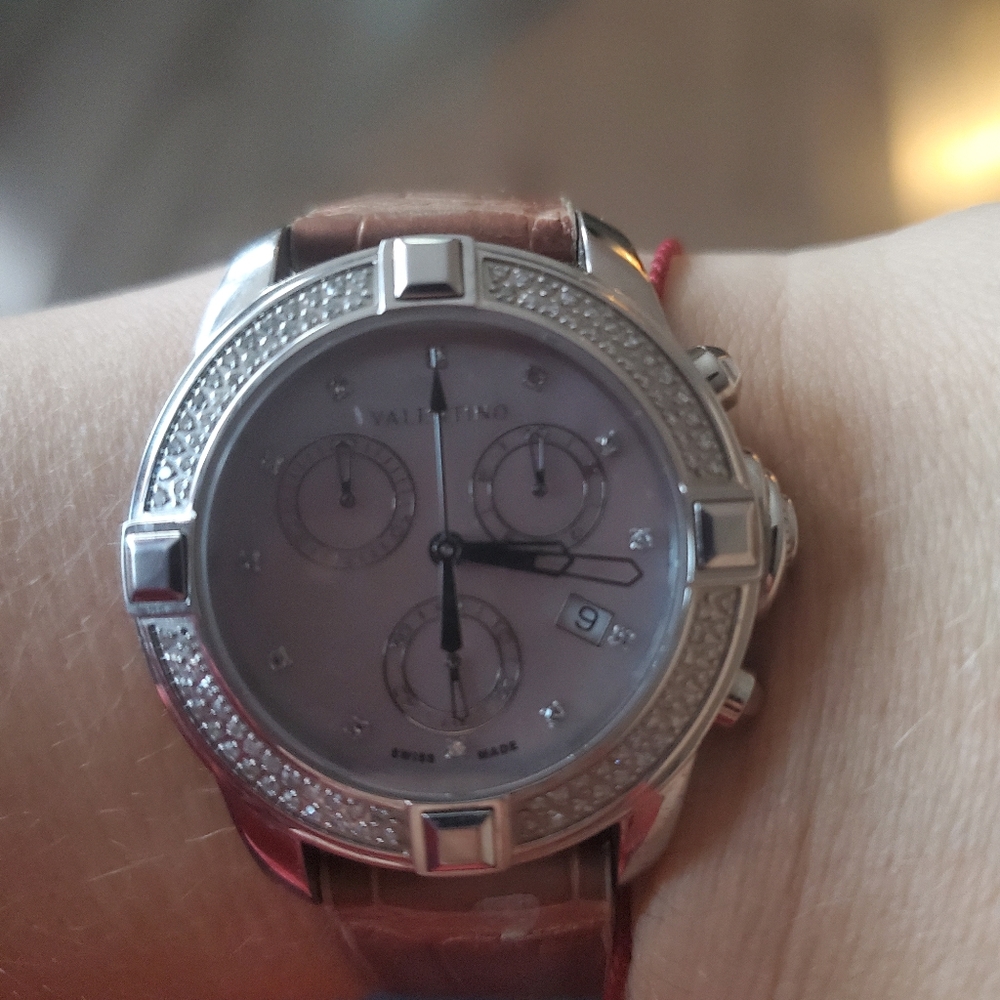 Valentino Watch with Diamond bezel